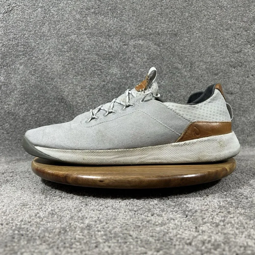 OluKai Nanea Li 10485-PGVP Men’s Size 15 Gray Casual Walking Boat Shoes Used